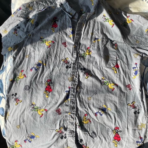Disney Shirts Kingdom Hearts Button Down Poshmark